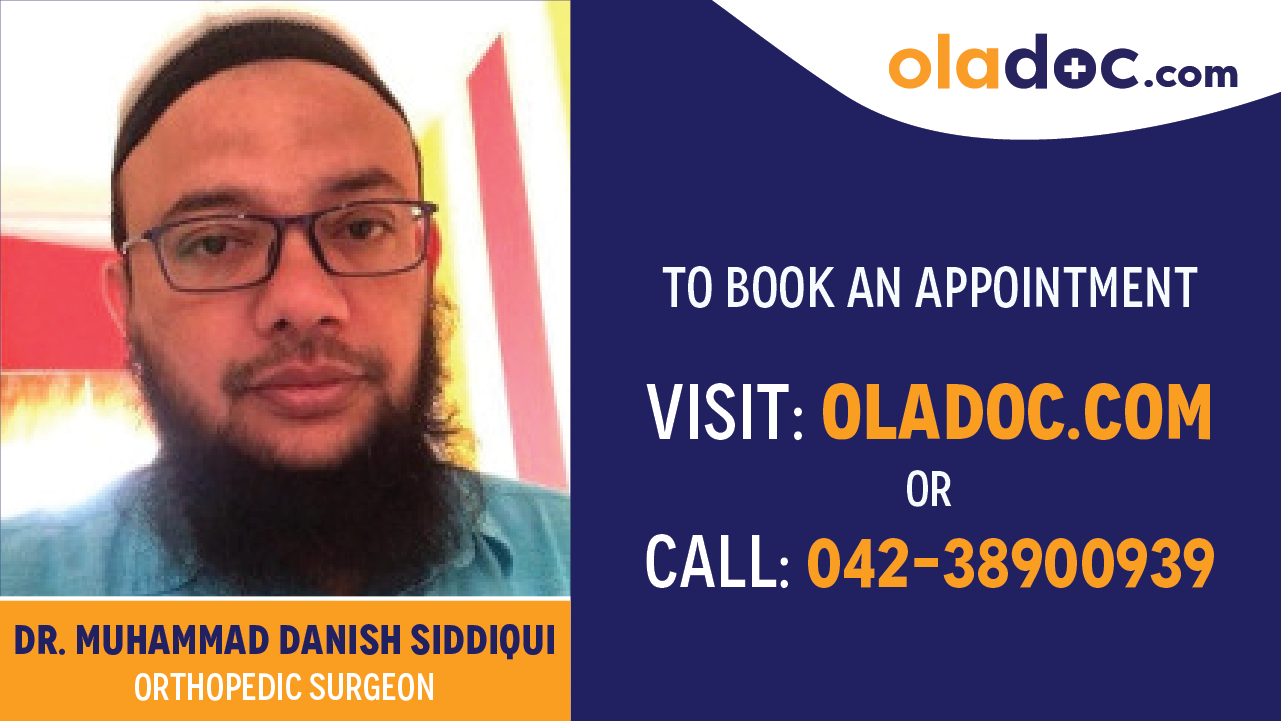Book appointment with Dr.Muhammad Danish Siddiqui-best Orthopedic Surgeon in Karachi
